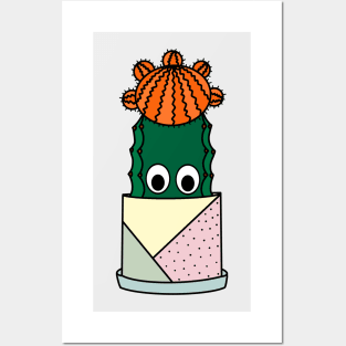 Cute Cactus Design #239: Hybrid Cactus In Nice Soft Pot Posters and Art